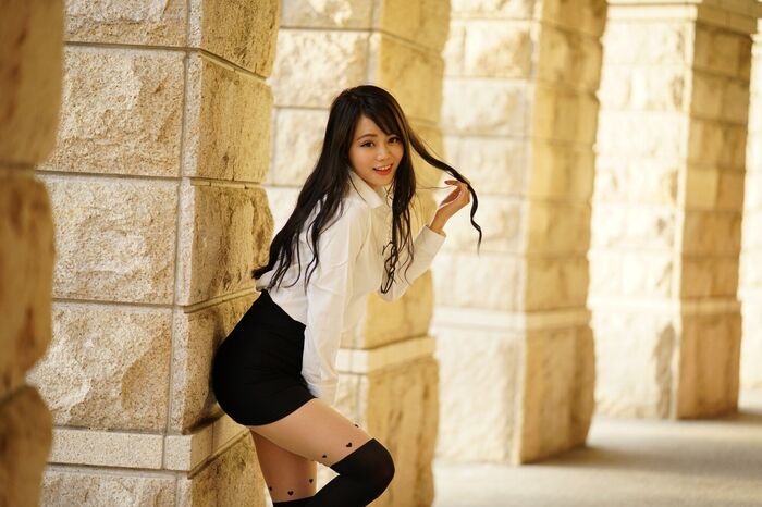 [Taiwan 网红红红] Candy 孙彤, Xiaozhou University Outer Beats, Photograph Collection 38th image