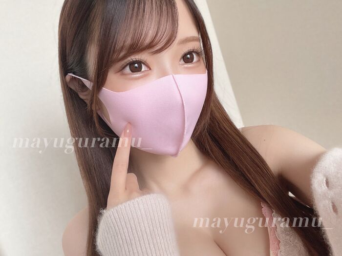Mayu wowuramu Dekapi selfie summary! Mask beautiful F cup big JD is too erotic 21th image