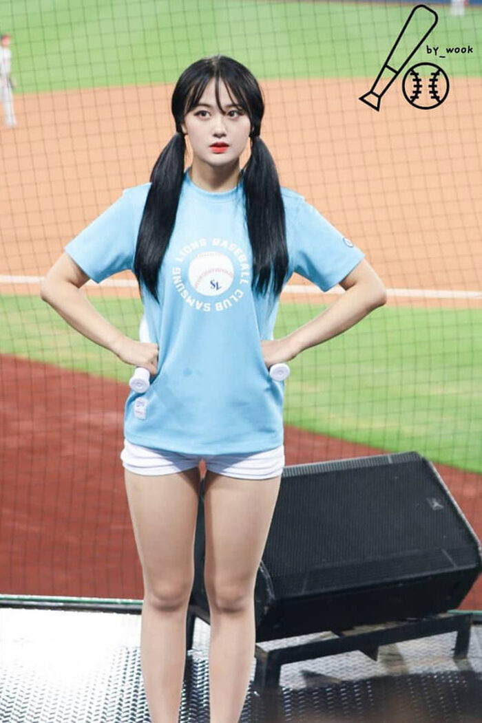 Goddess cheerleader infested in Korean professional baseball venue www maji love inevitable ... 36 sheets 11th image