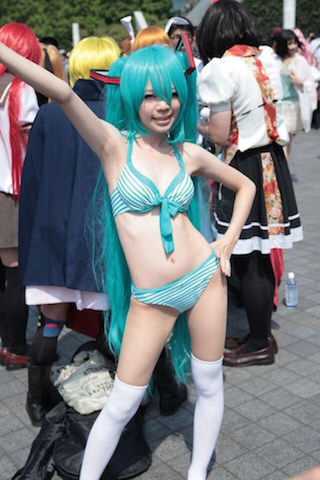 Summary image of bikini cosplayer who was in Comiket 34th image