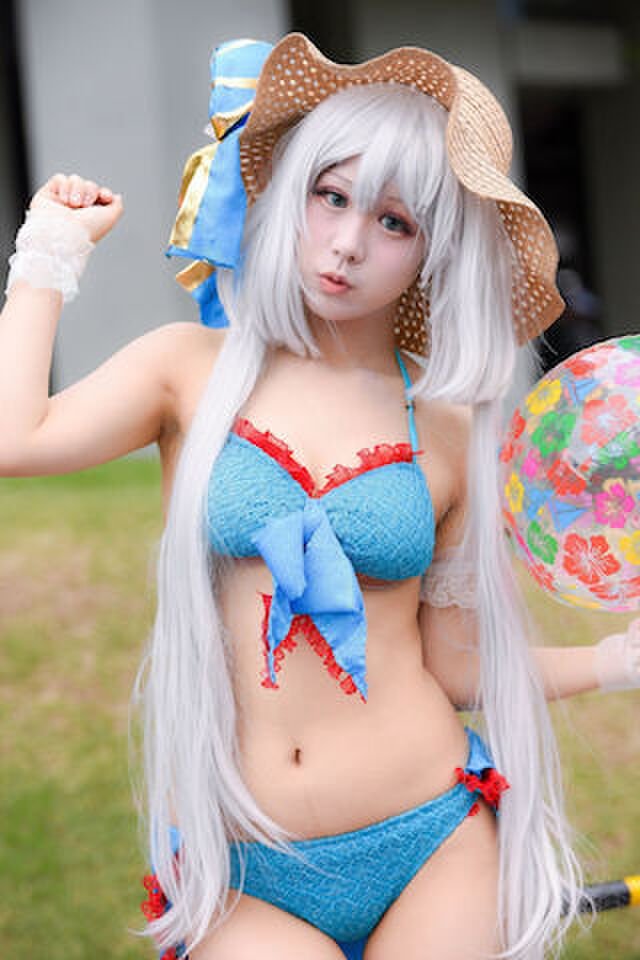 Summary image of bikini cosplayer who was in Comiket 54th image