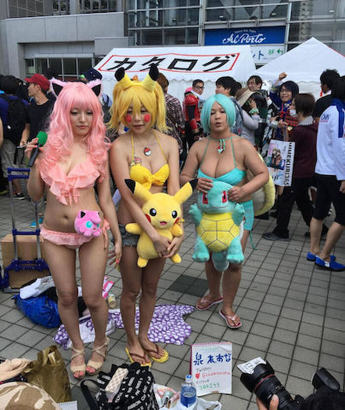 Summary image of bikini cosplayer who was in Comiket 55th image