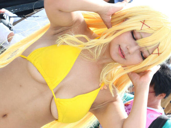 Summary image of bikini cosplayer who was in Comiket 62th image