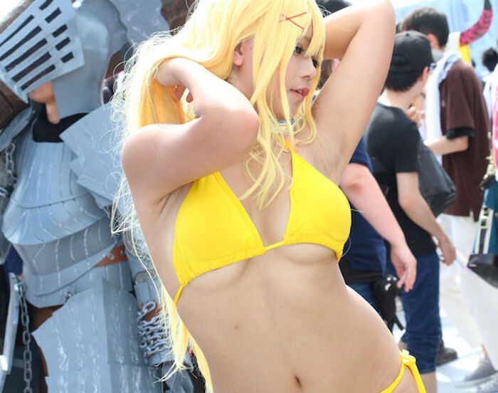 Summary image of bikini cosplayer who was in Comiket 63th image