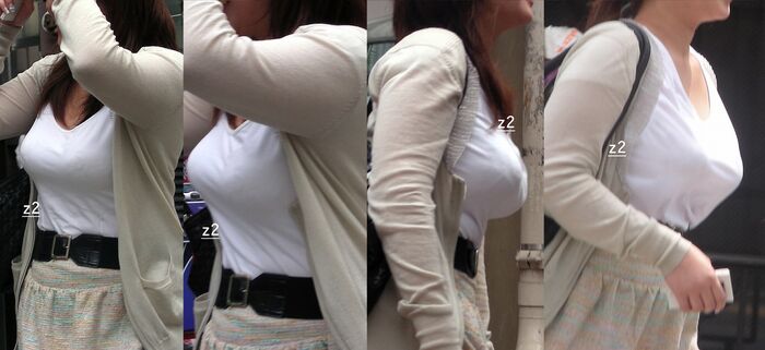 Voyeur street shooting erotic image of an intensely erotic amateur named clothes 20th image